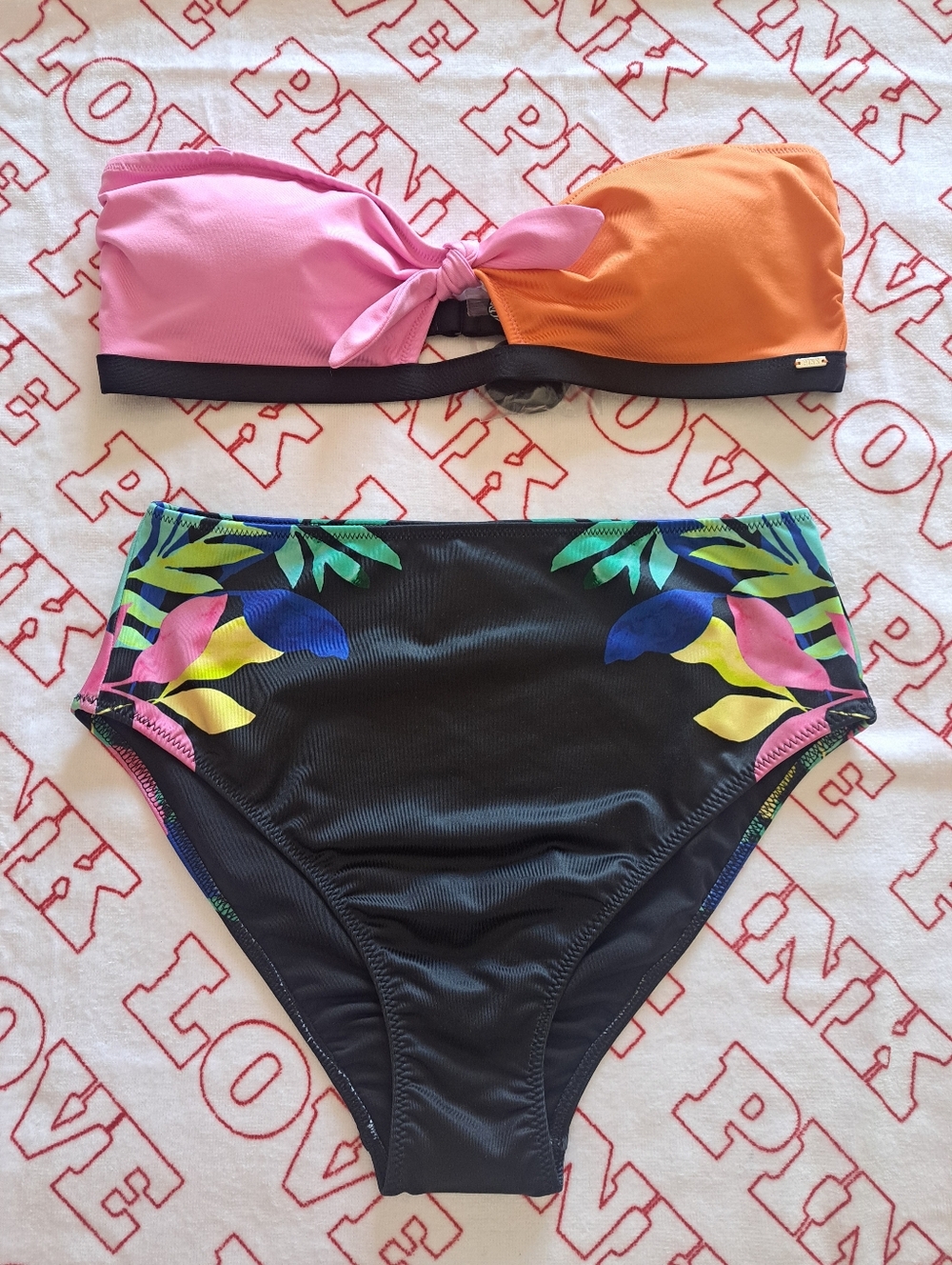 PINK 2-piece Swimsuit (XL) New